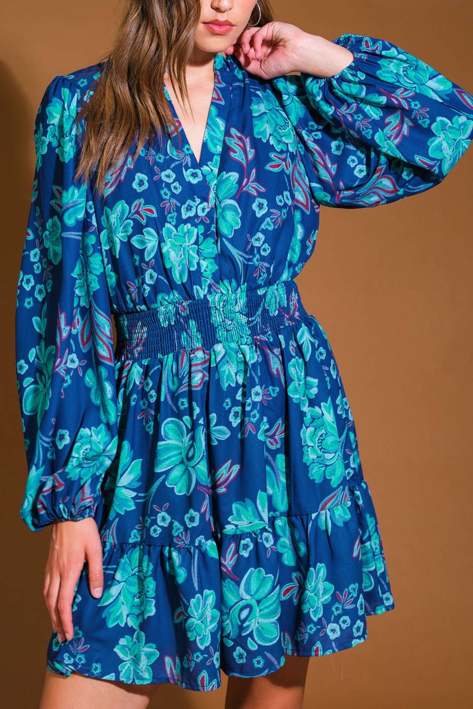 EMPHATICALLY ADORABLE WOVEN MINI DRESS Flying Tomato